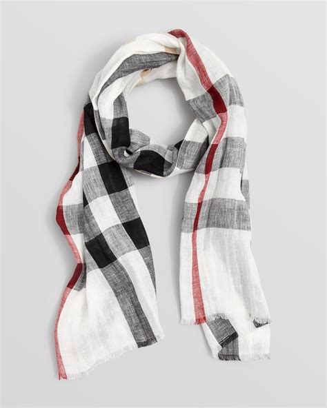 burberry exploded check linen scarf|The Burberry Scarf .